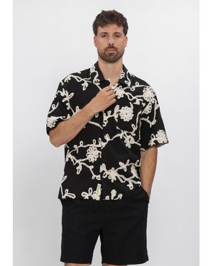 Woodbird Herren Hemden Wbwang Bind Shirt - Mehrfarbig