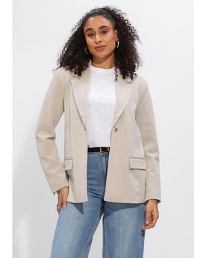 Object Damen Blazers Objlisa Lo Blazer - Weiß