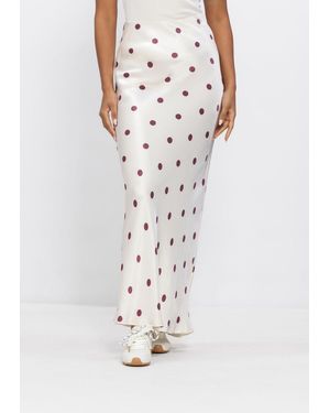Modström Damen Röcke Vanjamd Print Skirt - Weiß