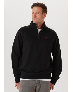Levi's Herren Pullover & Cardigans Original Hm 1/4 Zip - Schwarz