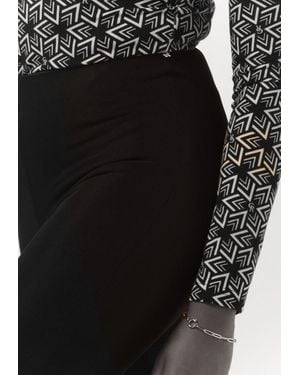 Colourful Rebel Schlaghose Ziva High Rise Slit Tregging Damen - Schwarz