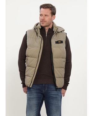 PME LEGEND Herren Jacken Bodywarmer Gobbler Bw Mix Fabric - Blau
