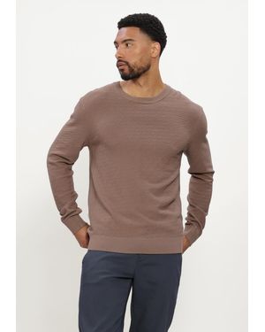 Cast Iron Herren Pullover & Cardigans Crewneck Regular Fit Comfort Blend - Mehrfarbig