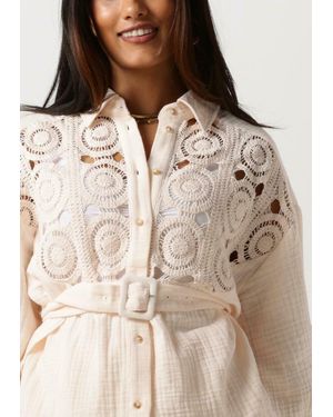 Freebird by Steven Bluse Wv-struct-crochet-cot-23-2 - Natur