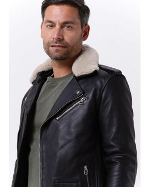 Goosecraft Lederjack Gallery544 - Schwarz