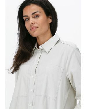 Levete Room Midikleid Nanna 5 Shirt - Weiß