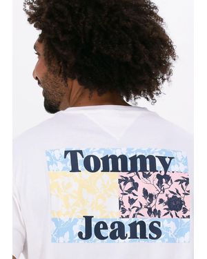 Tommy Hilfiger T-Shirt Tjm Floral Flag Tee Herren - Schwarz