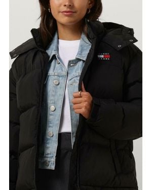 Tommy Hilfiger Wattierte Jack Outerwear Short Puff Damen - Schwarz
