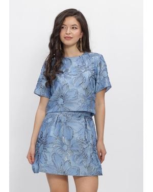 Josh V Damen Tops & T-Shirts Kiliana - Blau