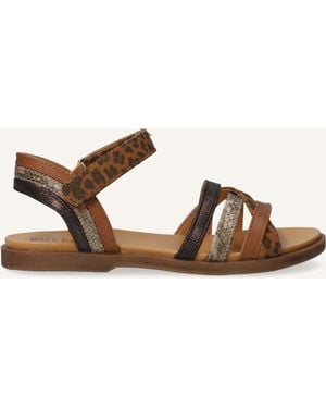 Bullboxer Mädchen Sandalen Alm003F1S - Schwarz