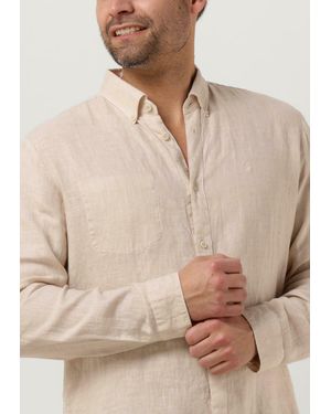Butcher of Blue Butcher Of Casual-Oberhemd Robbins Linen Clean Shirt Herren - Natur