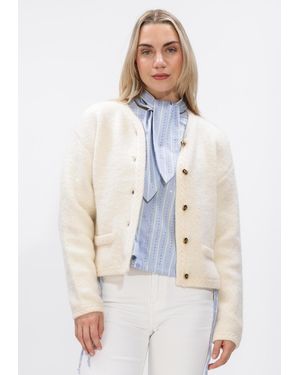 Dante6 Damen Pullover & Cardigans Beth Boucle Cardigan - Weiß
