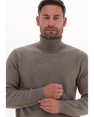 Profuomo Rollkragenpullover Pullover Roll Neck Herren - Grau