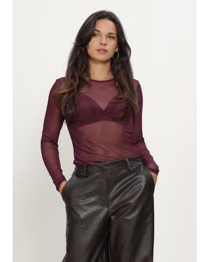 MSCH Copenhagen Damen Tops & T-Shirts Mschjanie Illenora Top - Rot
