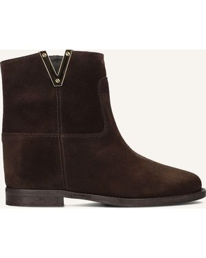 Via Roma 15 Damen Stiefeletten Santa Monica 2576 - Schwarz