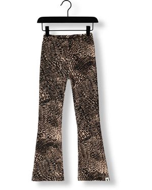 Alix Mini Schlaghose Knitted Feather Animal Flared Pants Mädchen - Schwarz