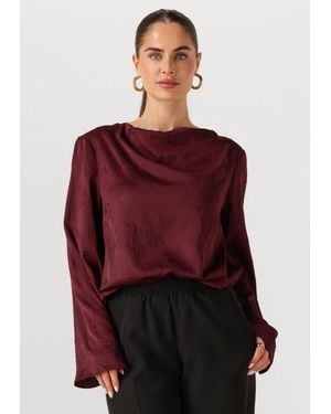 Y.A.S Damen Tops & T-Shirts Yasnimbo Ls Top - Rot