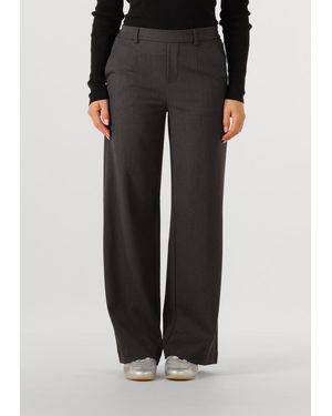 Object Damen Hosen Objlisa Wide Pant - Schwarz