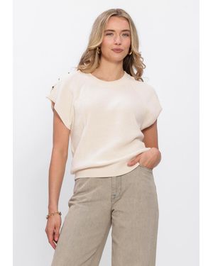 Dante6 Damen Pullover & Cardigans Seattle Beaded Sweater - Natur