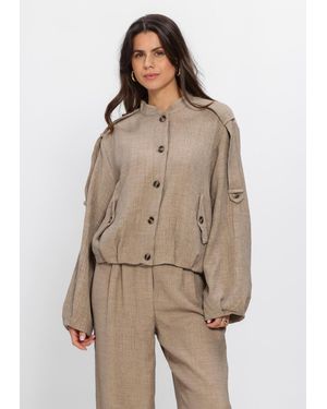 Y.A.S Damen Jacken Yasrina Ls Jacket - Natur