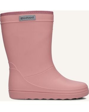 Enfant Mädchen Stiefel Rain Boot Solid - Pink