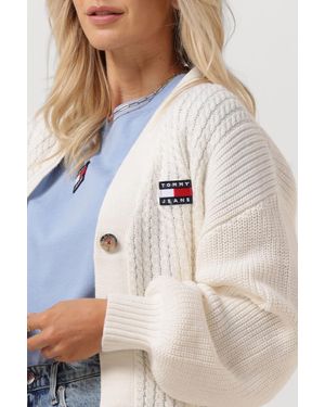 Tommy Hilfiger Strickjacke Tjw Badge Cardigan - Natur