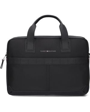 Tommy Hilfiger Laptoptasche Th Elevated Computer Bag - Schwarz