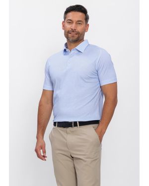 DESOTO Herren Polos & T-Shirts Casual Polo Kent 1/2 - Blau
