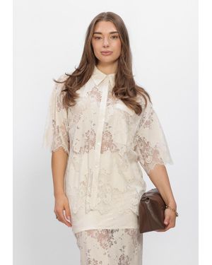 EDITED Damen Blusen Bella Shirt - Natur