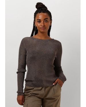 Gestuz Damen Tops & T-Shirts Silvigz Deep Back Blouse - Braun