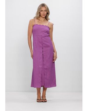 Antik Batik Damen Kleider Dahia Sundress - Lila