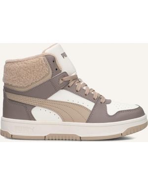 PUMA Jungen Sneaker Rebound Slam Mid Cozy - Schwarz