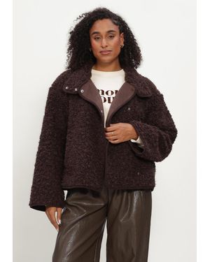 Object Damen Jacken Objiduna Short Jacket - Braun