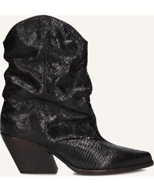 Elena Iachi Damen Stiefeletten E3902 - Schwarz