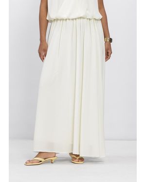 Neo Noir Damen Röcke Sabria Chiffon Skirt - Weiß