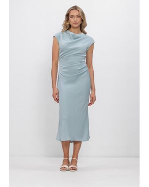 Modström Damen Kleider Tailormd Dress - Blau