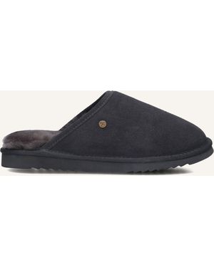 Warmbat Herren Hausschuhe Classic - Schwarz