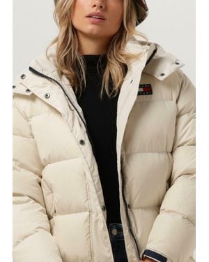 Tommy Hilfiger Wattierte Jack Tjw Alaska Long Puffer - Natur