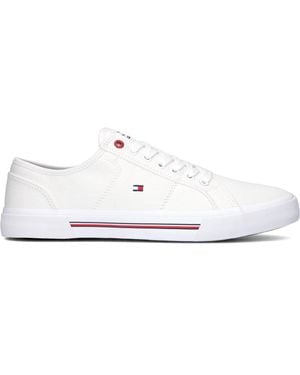 Tommy Hilfiger Sneaker Low Core Corporate Vulc Herren - Schwarz