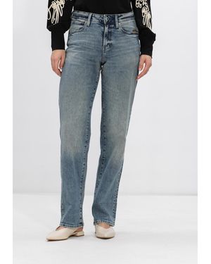 G-Star Damen Jeans G-Straight Wmn - Blau