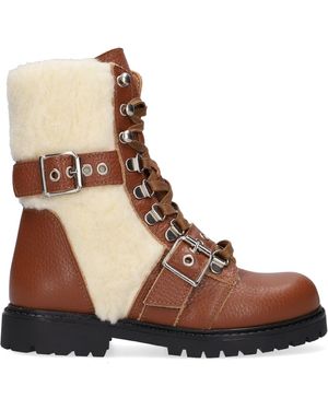 so jamie Schnürboots Cosy Mädchen - Braun