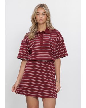 Gestuz Damen Tops & T-Shirts Gzpilova Polo Tee - Rot