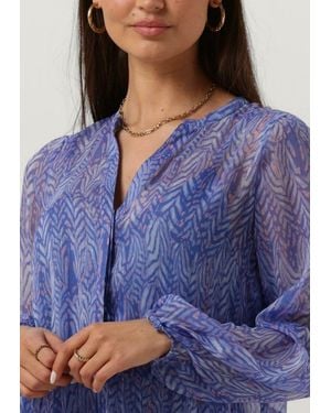 Neo Noir Midikleid Nobis Swirl Mix Dress - Blau