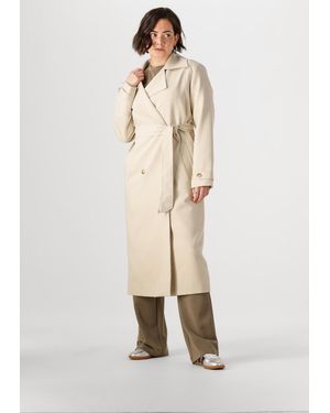 Notre-v Damen Jacken Nv-Fae Long Coat - Natur