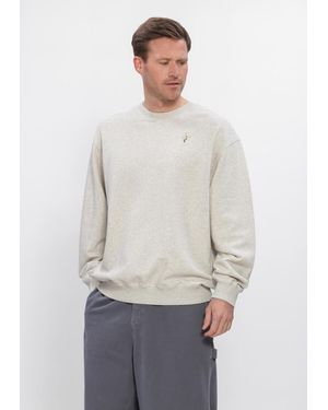 Forét Herren Pullover & Cardigans Bellis Sweatshirt - Weiß