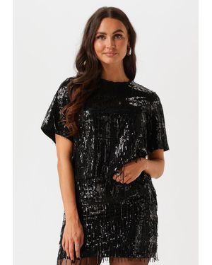 Object Damen Tops & T-Shirts Objtella Re S/S Top 136 - Schwarz