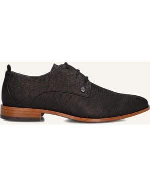 Rehab Herren Business Schuhe Greg Stones - Schwarz