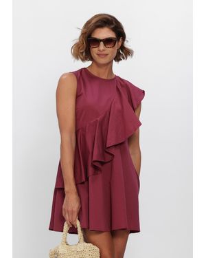 Y.A.S Damen Kleider Yasbirama Sl Dress S - Rot