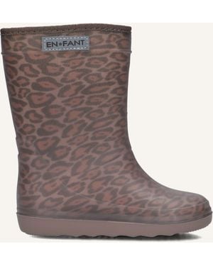 Enfant Mädchen Stiefel Thermo Boots Print - Braun