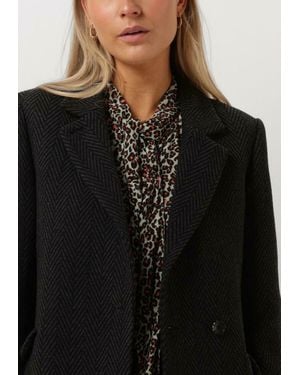 Scotch & Soda Mäntel Classic Wool Blend Tailored Coat - Schwarz